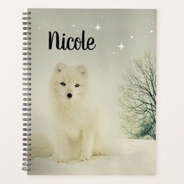 Agenda Cubo Lobo Blanco (Anverso)