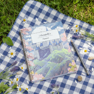 Agenda Cuello de hadas personalizado Castillo Pastel acua
