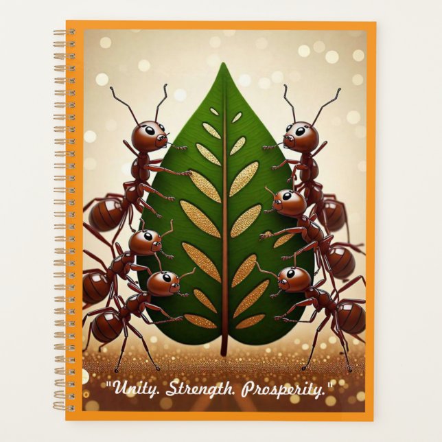 Agenda "Cuentos de trabajo en equipo" (Anverso)