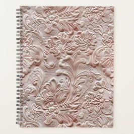 Agenda Cuero de herramientas rosa de color rosa negro vin