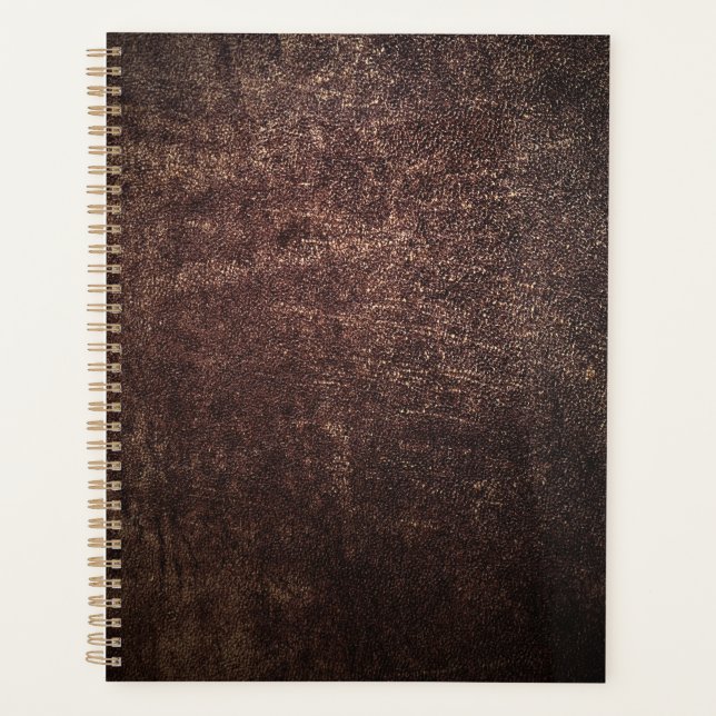 Agenda Cuero marrón vintage (Anverso)