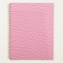Agenda Cuero rosa