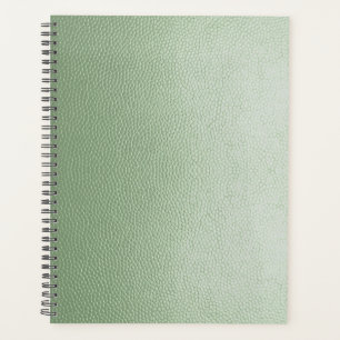 Agenda Cuero verde de fábrica