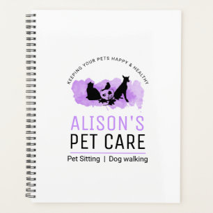 Agenda Cuidado de mascotas / Servicios de sentadilla / Ca