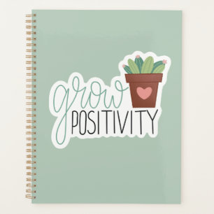 Agenda Cultiva la Positividad - Diseño de Caligrafía Insp