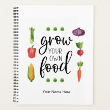 Cultiva Tu Propia Comida Acuarela Personalizable J