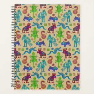 Agenda Cultura Mexicana Africana Patrón Tribal Primitivo