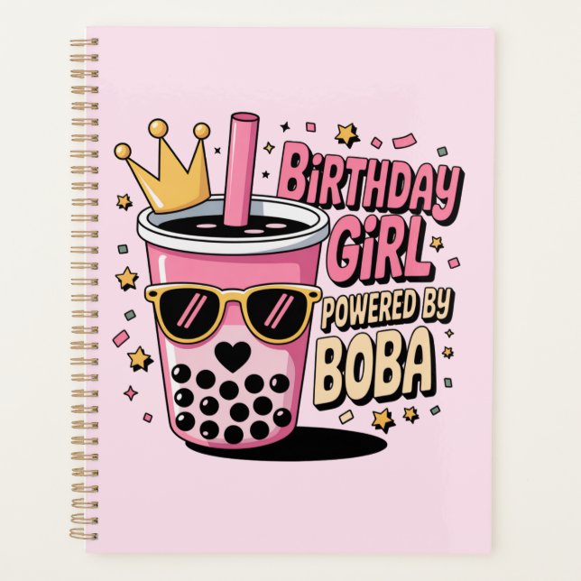 Agenda Cumpleañera Potenciada por la Fiesta de Boba Bubbl (Anverso)