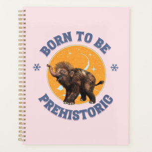 Agenda Cumpleaños prehistórico de mamut bebé divertido