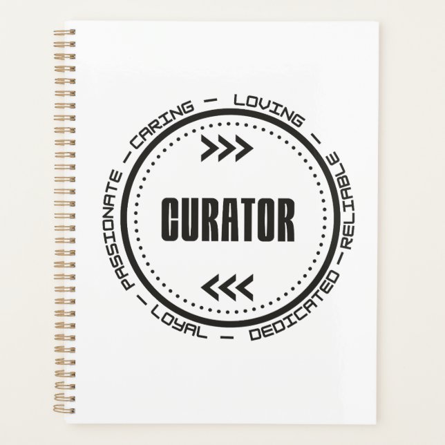 Agenda Curador asombroso (Anverso)