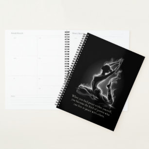Agenda Curador de Reiki de yoga, una pierna de paloma