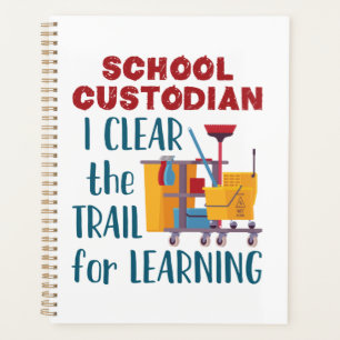 Agenda Custodio de la escuela que despejo el camino para