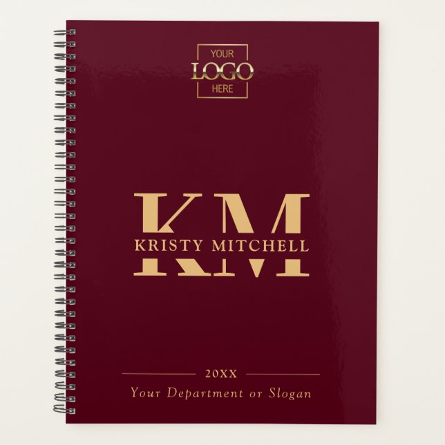 Agenda Custom Business Logo & Branding Monogram Initials (Anverso)
