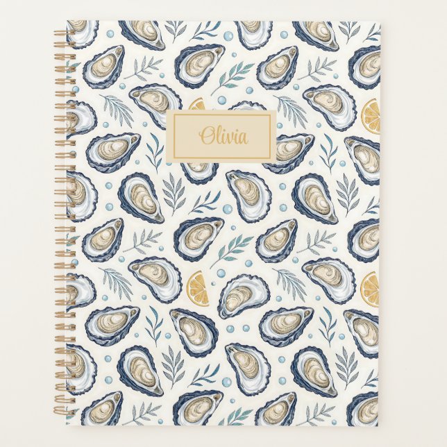 Agenda Custom Elegant Marine Oysters (Anverso)
