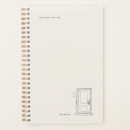 Agenda Custom Introvert Gift Quiet Solitude Closed Door