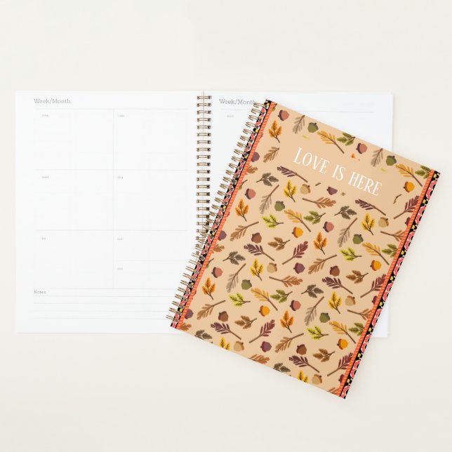 Agenda Custom Love is here Modern clasic autumn Beige (Demostración)