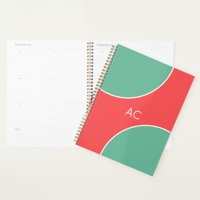 Agenda Custom Modern Coral Minimalist (Demostración)
