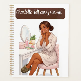Agenda Custom name chic Self care journal 