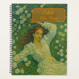 Agenda Custom Name  Floral Planner