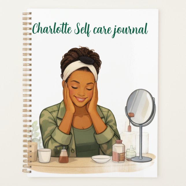 Agenda Custom name Self care journal  (Anverso)