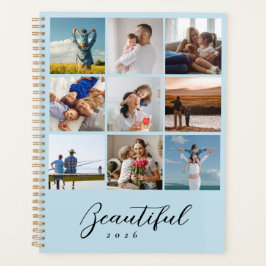 Agenda Custom Photo Collage Family Annual Planner