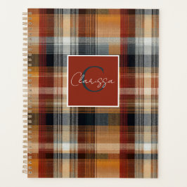 Agenda Custom Planner Gingham Pattern Style