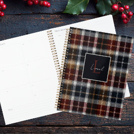 Agenda Custom Planner Gingham Pattern Style