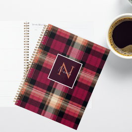 Agenda Custom Planner Gingham Pattern Style