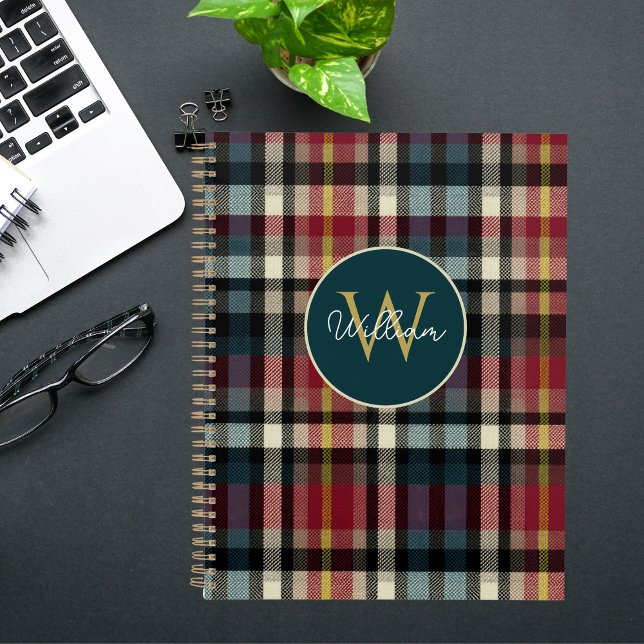 Agenda Custom Planner Gingham Pattern Style (Subido por el creador)