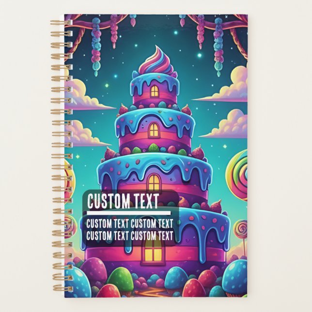 Agenda Custom Text Fantasy Sweet Treat Tower (Anverso)