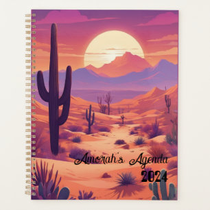 Agenda Customizable agenda, planner, name, year, desert