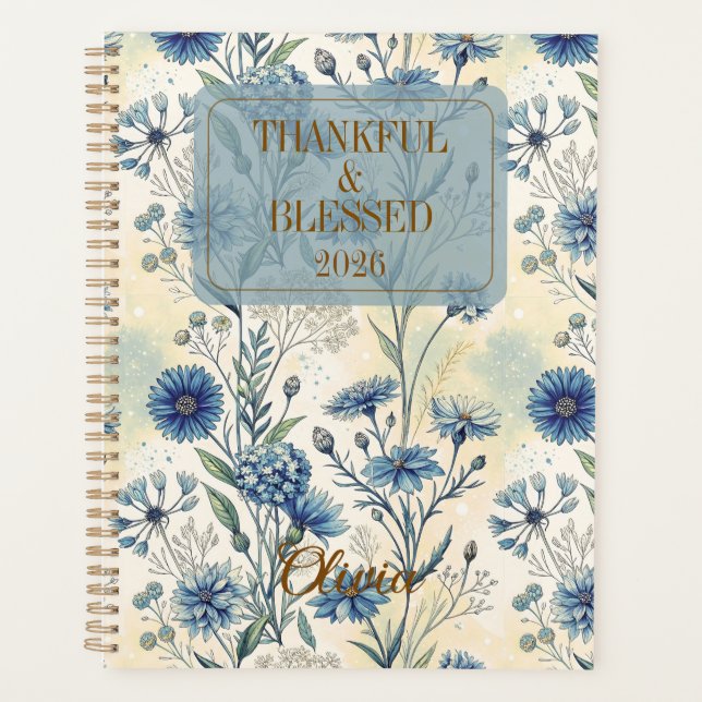 Agenda Customizable Gratitude Affirmations for Women (Anverso)