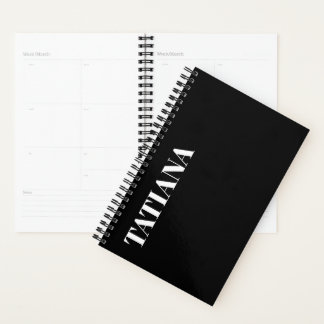 Agenda Customizable Name Polished Organized Empowering