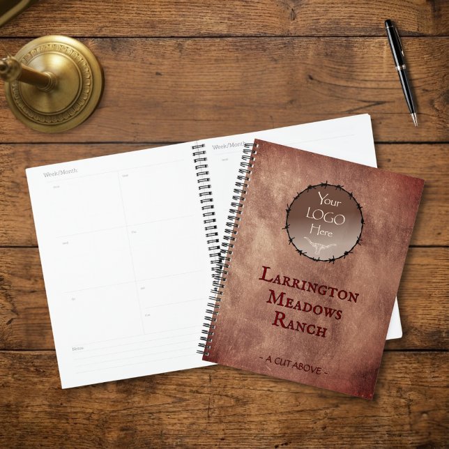 Agenda Customize Your Logo Horse Ranch Business Planner (Subido por el creador)