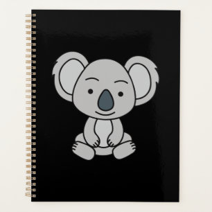 Agenda Cute bebé koala con una sonrisa sentado