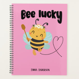 Agenda Cute Bumblebee nombre personal Planner