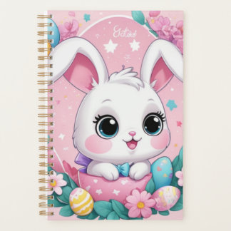 Agenda Cute Bunny Planner - Diario de primavera aconsejab