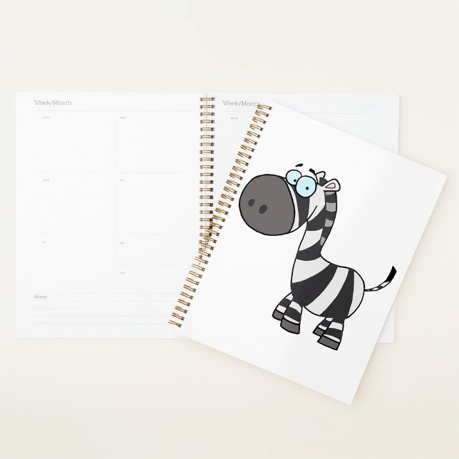 Agenda Cute Cartoon Zebra Funny Animal Character (Subido por el creador)