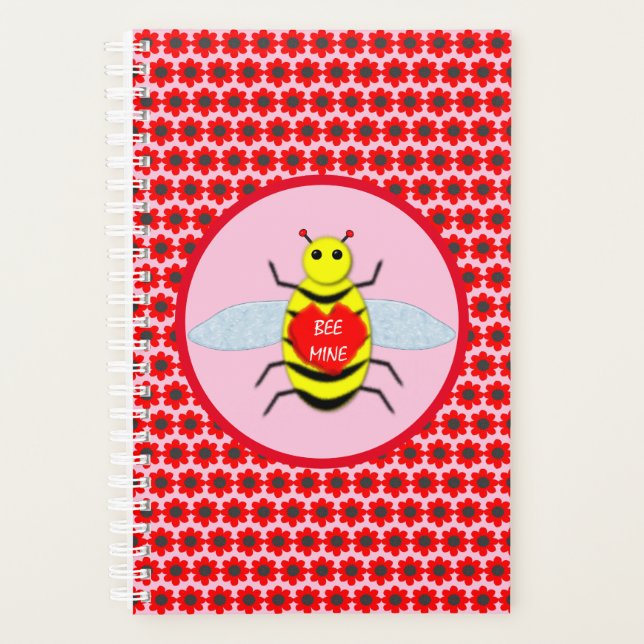 Agenda Cute Día de San Valentín Bee (Anverso)