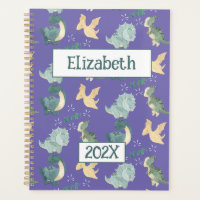 Cute Dinosaur Personalizado Light Purple 2024