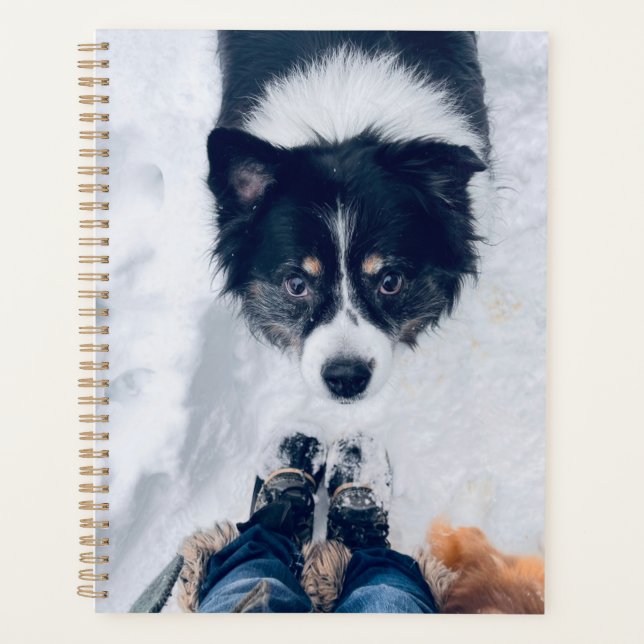 Agenda Cute Dog Spiral Planner (Anverso)