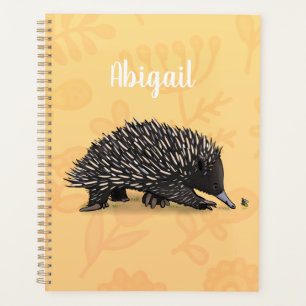 Agenda Cute echidna con ilustracion de personalizado de a