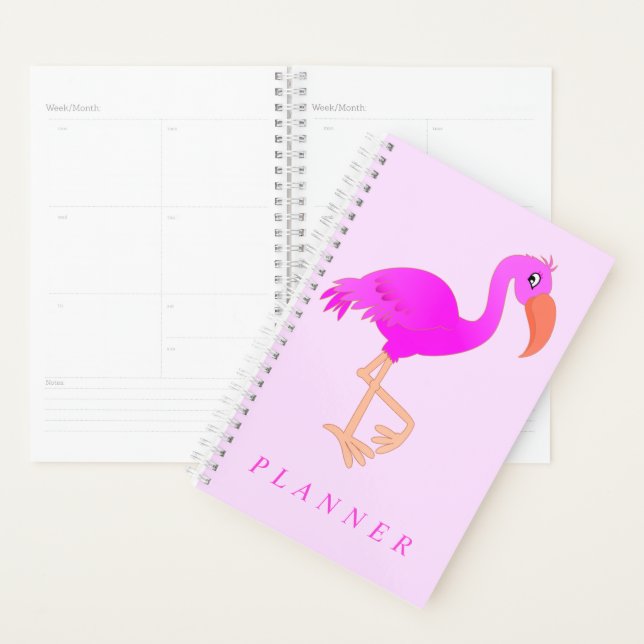 Agenda Cute Flamingo - Feliz (Demostración)