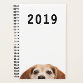 Agenda Cute Funny Beagle Dog Moderno Trendy