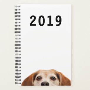 Agenda Cute Funny Beagle Dog Moderno Trendy