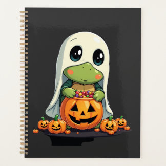 Agenda Cute Halloween Turtle Ghost with Candy (5)