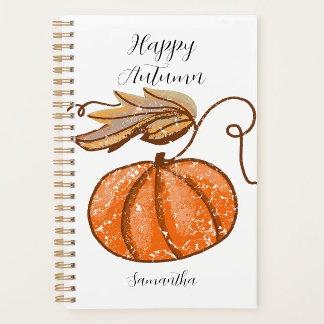Agenda Cute Happy Autumn Planner (Anverso)