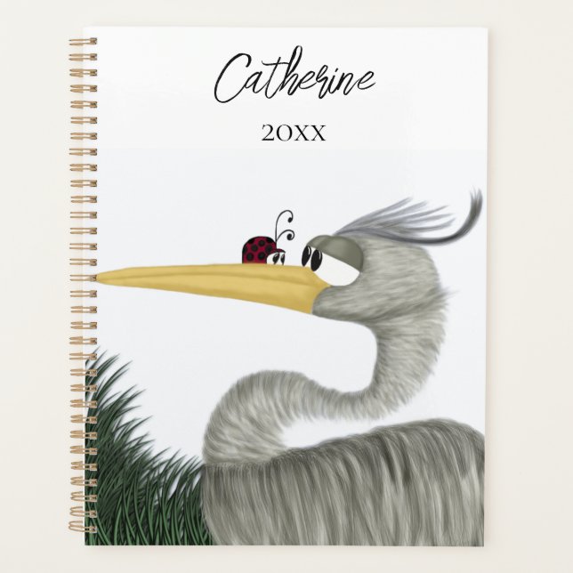 Agenda Cute Heron y Ladybug (Anverso)
