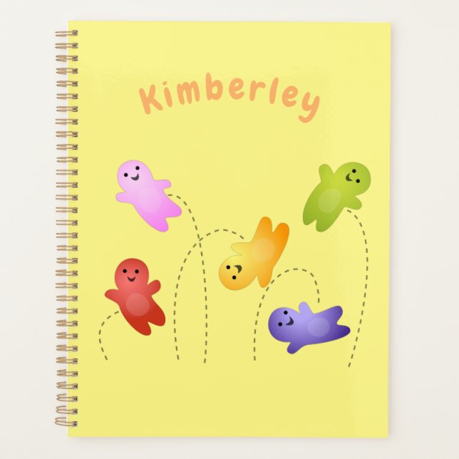 Agenda Cute jelly bebés dulces personalizado (Anverso)