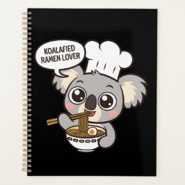 Agenda Cute Koala disfrutando de Ramen